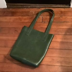 Hunter for Target olive  rubber tote bag thick